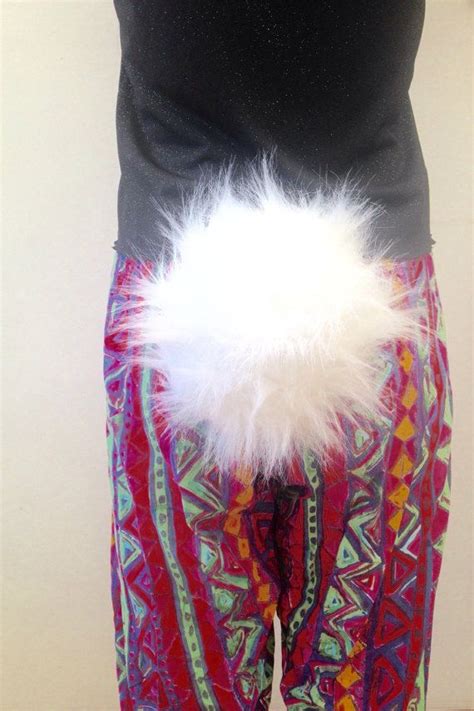 costume bunny tail|super fluffy bunny tail pattern.